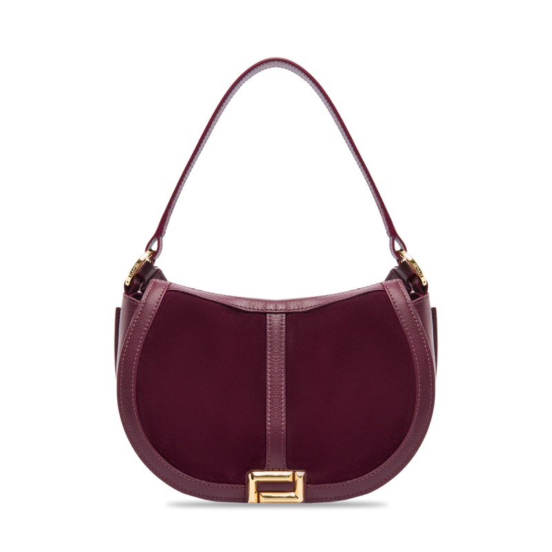 SAC GIBECIÈRE M CÉLESTE DE LANCEL CASSIS SAC GIBECIÈRE M CÉLESTE DE LANCEL CASSIS