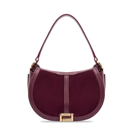 SAC GIBECIÈRE M CÉLESTE DE LANCEL CASSIS