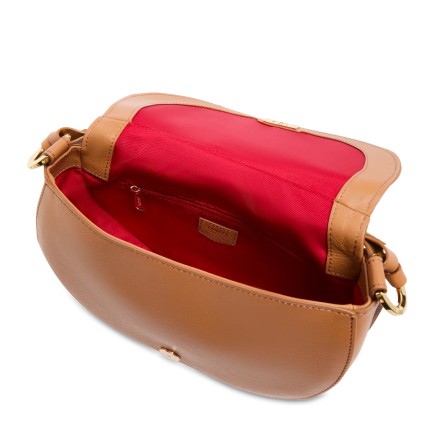 SAC GIBECIÈRE M CÉLESTE DE LANCEL CAMEL