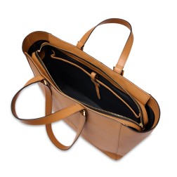 SAC CABAS ZIPPÉ M DOUBLE PORTÉ ENVELOPPE DE LANCEL CAMEL