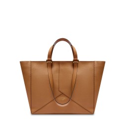 SAC CABAS ZIPPÉ M DOUBLE PORTÉ ENVELOPPE DE LANCEL CAMEL