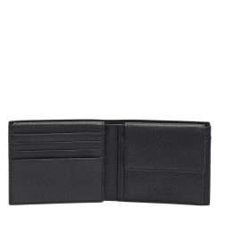 PORTEFEUILLE MONNAIE 8CC LÉON DE LANCEL NOIR