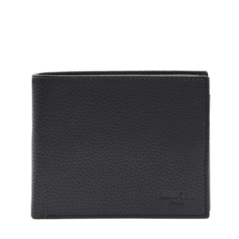 PORTEFEUILLE MONNAIE 8CC LÉON DE LANCEL NOIR PORTEFEUILLE MONNAIE 8CC LÉON DE LANCEL NOIR