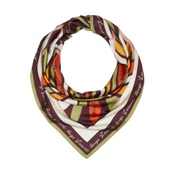 CARRÉ DE SOIE 90CM LANCEL MULTICO SUNRISE
