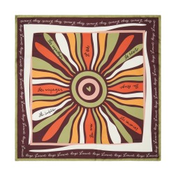 CARRÉ DE SOIE 90CM LANCEL MULTICO SUNRISE