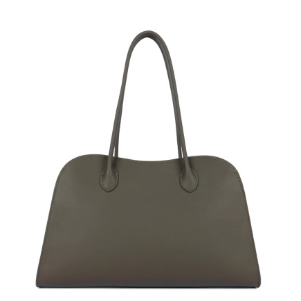 GRAND SAC CABAS ÉPAULE DONNA HOPPER KAKI FONCÉ LANCASTER