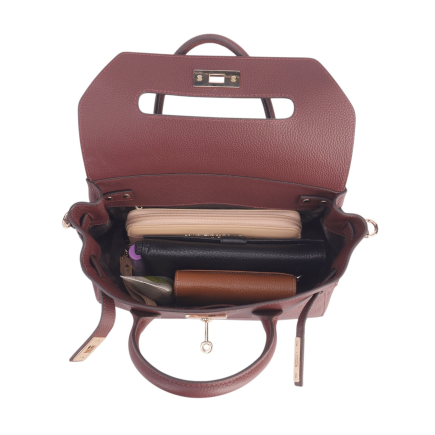 SAC À MAIN PYLAD MIX ALBA BORDEAUX MD